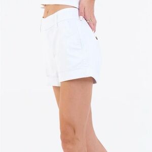 DEAR JOHN HAMPTON MID RISE SHORTS OPTIC WHITE
